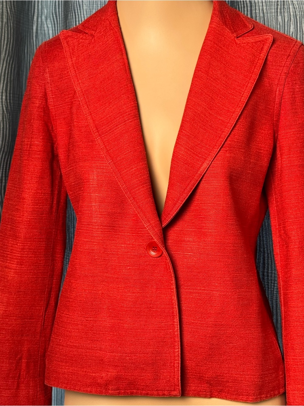 JONES NEW YORK Red Women's Tailored Blazer Jacket Size 6P - Picture 1 of 9